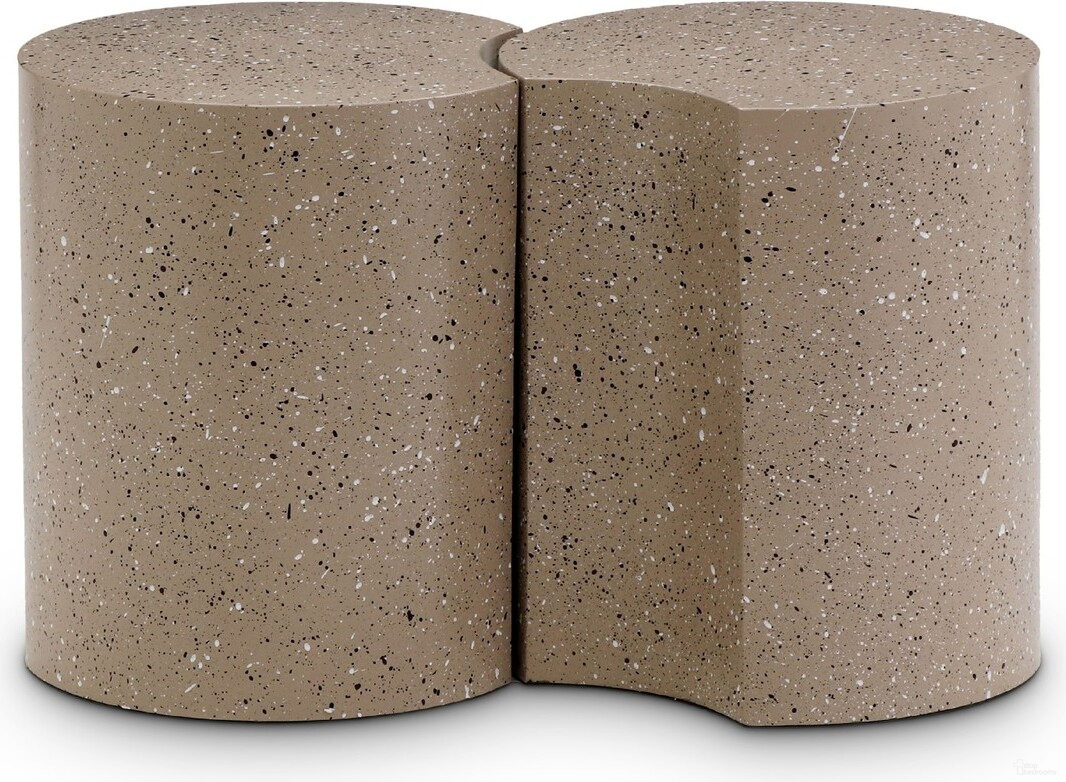 The appearance of Dimple 2 Piece End Table In Taupe designed by Meridian in the modern / contemporary interior design. This taupe piece of furniture  was selected by 1StopBedrooms from Dimple Collection to add a touch of cosiness and style into your home. Sku: 99084Taupe-ET18;99084Taupe-ET18. Material: Iron.