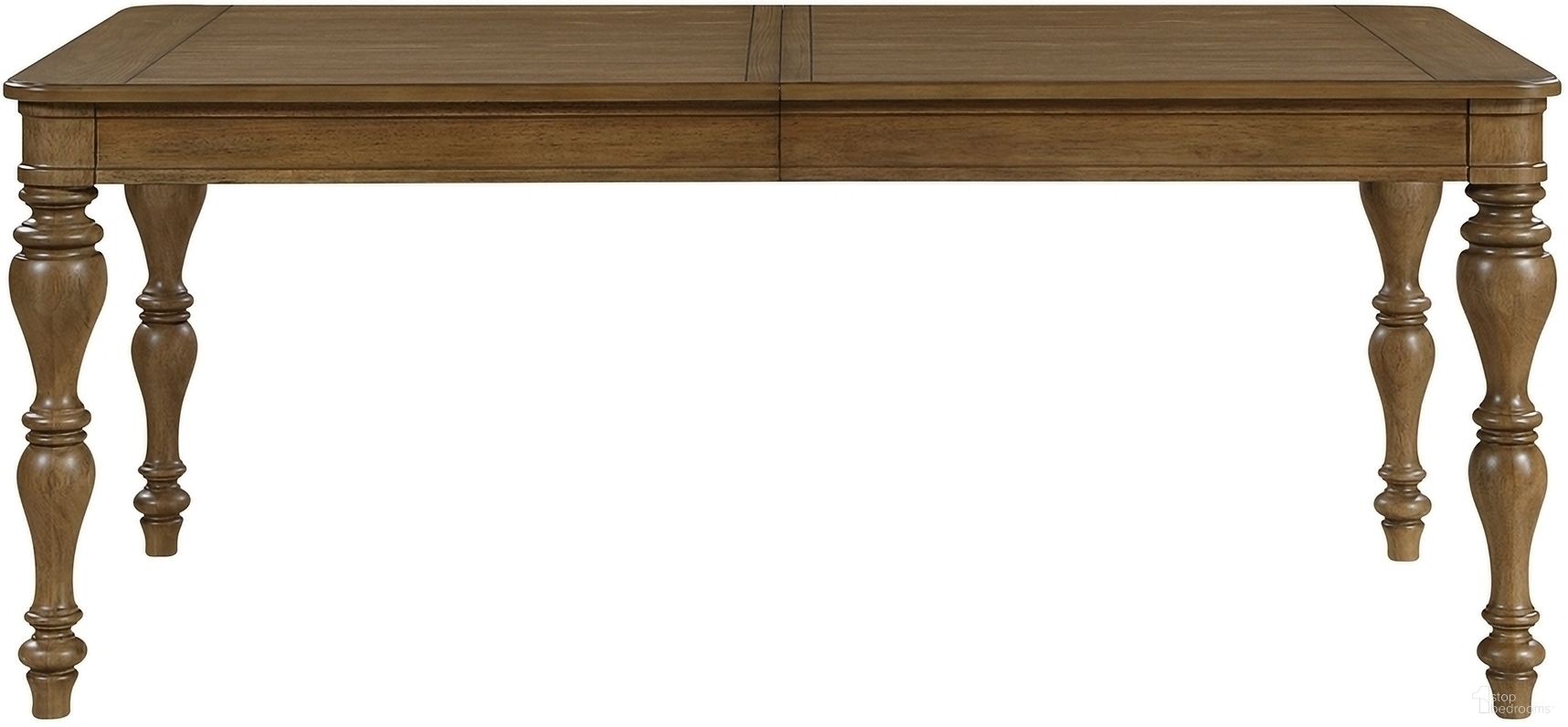 The appearance of Wyatt Dining Table In Brown designed by Homelegance in the traditional interior design. This brown piece of furniture was selected by 1StopBedrooms from Wyatt Collection to add a touch of cosiness and style into your home. Sku: 6017-90. Table Base Style: Legs. Material: Wood. Table Top Shape: Rectangular. Size: 40" x 72".