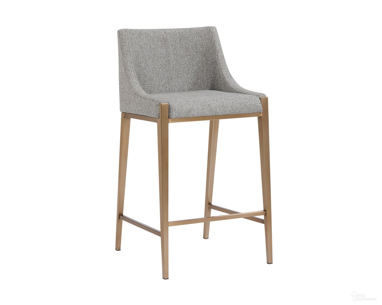 Dionne Counter Stool In Monument Pebble