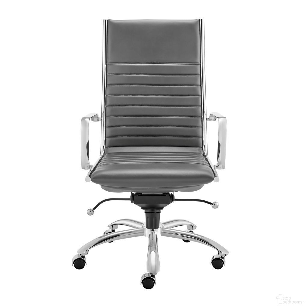 Dirk High Back Office Chair In Gray