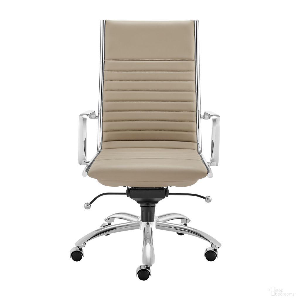 Dirk High Back Office Chair In Taupe