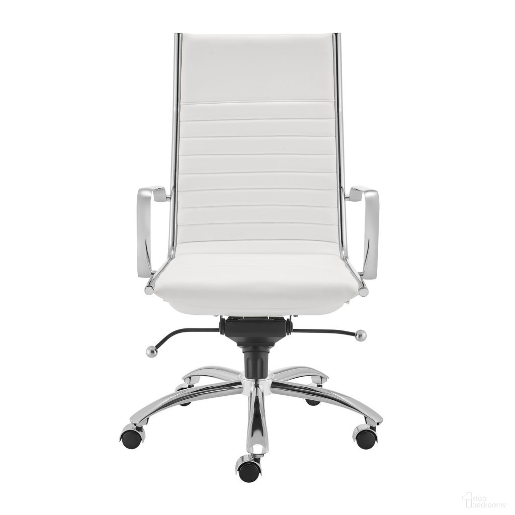 Dirk High Back Office Chair In White
