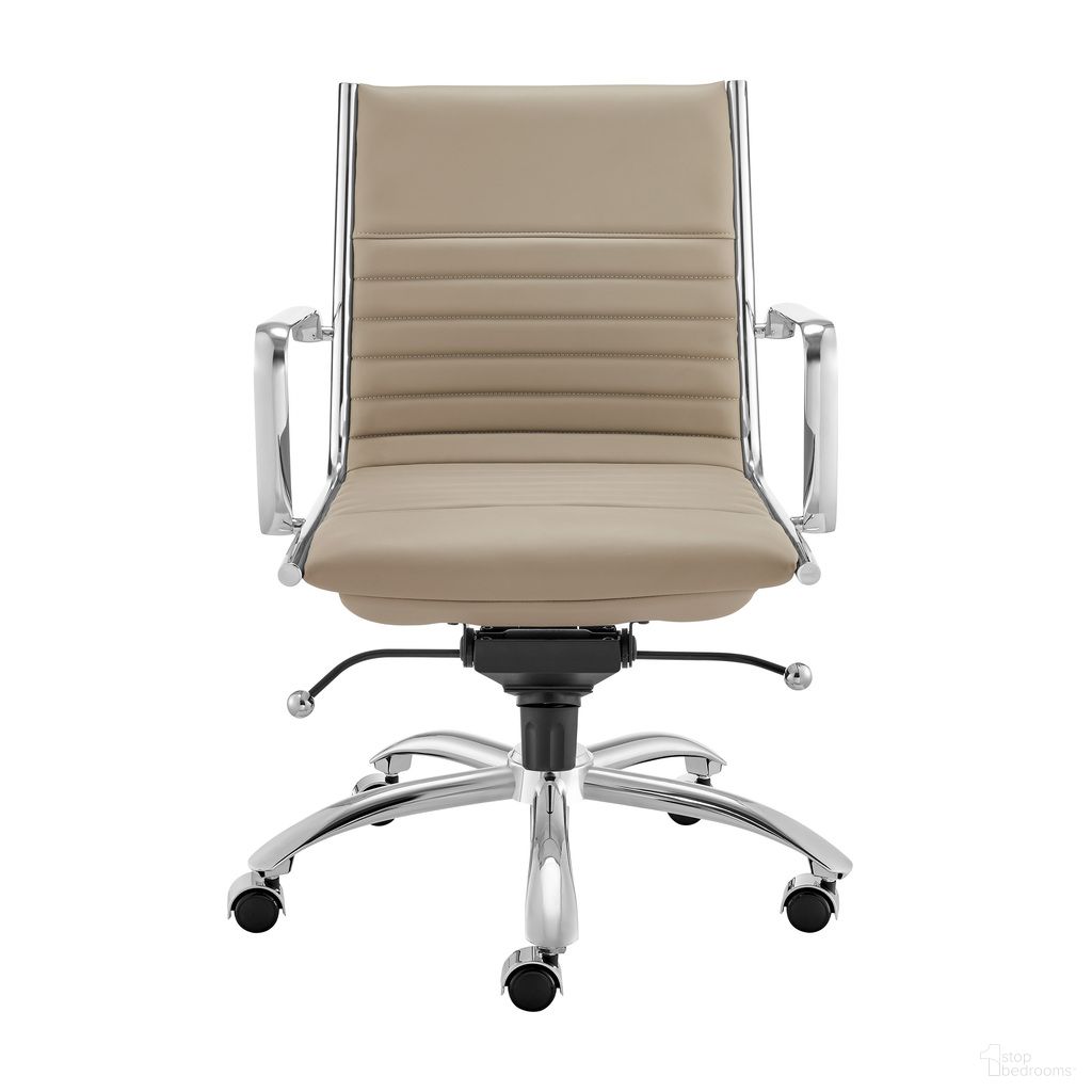Dirk Low Back Office Chair In Taupe