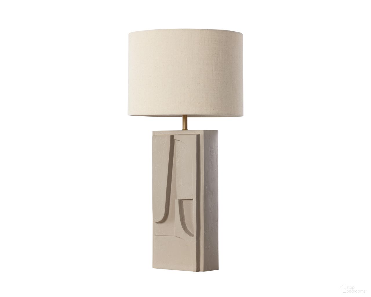 Dirsan Table Lamp In Taupe