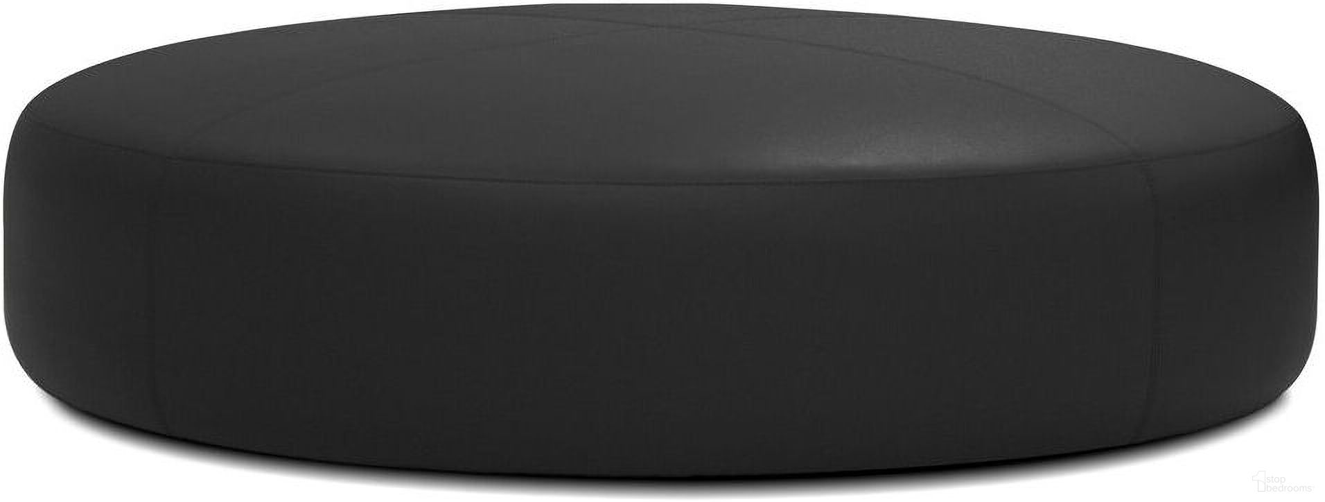 The appearance of Disc 48 Inch Round Ottoman In Black designed by Mobital in the modern / contemporary interior design. This black piece of furniture  was selected by 1StopBedrooms from Disc Collection to add a touch of cosiness and style into your home. Sku: OST-DISC-BLAC-ROU48. Material: Pine Wood.
