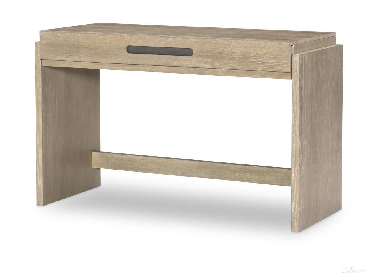 The appearance of District 1 Drawer Desk In Weathered Oak designed by Legacy Classic in the modern / contemporary interior design. This weathered oak piece of furniture was selected by 1StopBedrooms from District Collection to add a touch of cosiness and style into your home. Sku: 2800-6100. Material: Hardwood.