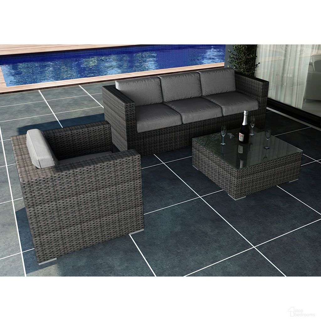 The appearance of District 3 Piece Sofa Set In Canvas Charcoal and Slate designed by Harmonia Living in the modern / contemporary interior design. This canvas charcoal/slate piece of furniture was selected by 1StopBedrooms from District Collection to add a touch of cosiness and style into your home. Sku: HL-DIS-TS-3SS-CC. Material: Polyethylene.