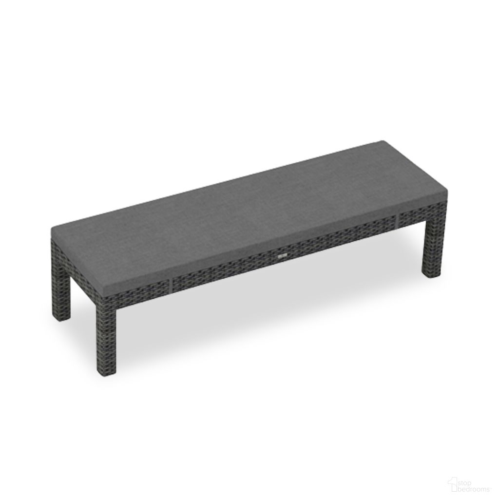 The appearance of District 3-Seater Dining Bench In Canvas Charcoal and Slate designed by Harmonia Living in the modern / contemporary interior design. This canvas charcoal/slate piece of furniture  was selected by 1StopBedrooms from District Collection to add a touch of cosiness and style into your home. Sku: HL-DIS-TS-3DB-CC. Material: Polyethylene.