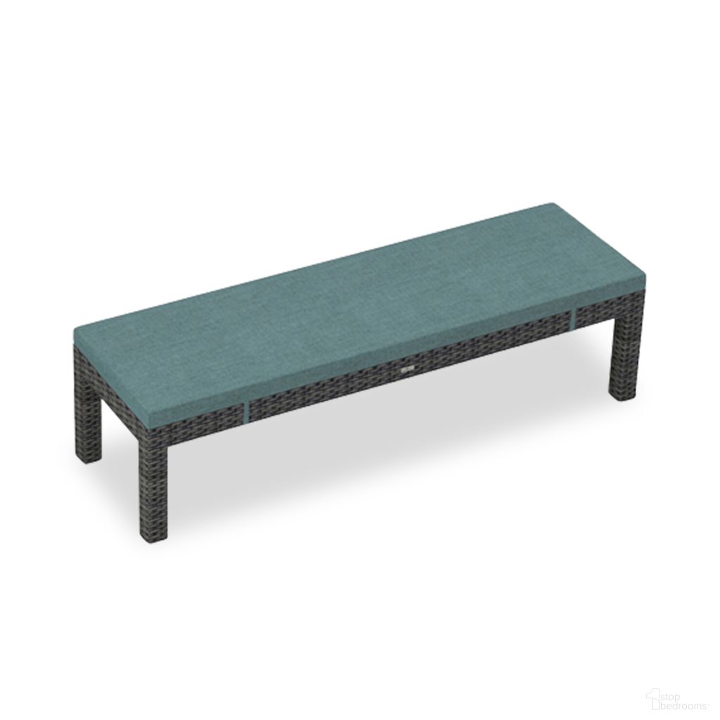 The appearance of District 3-Seater Dining Bench In Cast Lagoon and Slate designed by Harmonia Living in the modern / contemporary interior design. This cast lagoon/slate piece of furniture  was selected by 1StopBedrooms from District Collection to add a touch of cosiness and style into your home. Sku: HL-DIS-TS-3DB-CL. Material: Polyethylene.