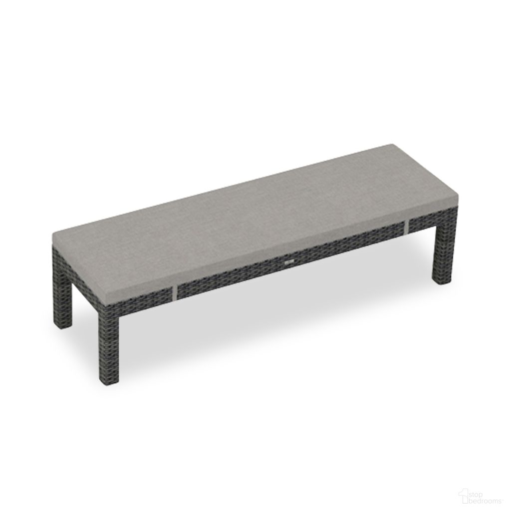 The appearance of District 3-Seater Dining Bench In Cast Silver and Slate designed by Harmonia Living in the modern / contemporary interior design. This cast silver/slate piece of furniture  was selected by 1StopBedrooms from District Collection to add a touch of cosiness and style into your home. Sku: HL-DIS-TS-3DB-CS. Material: Polyethylene.