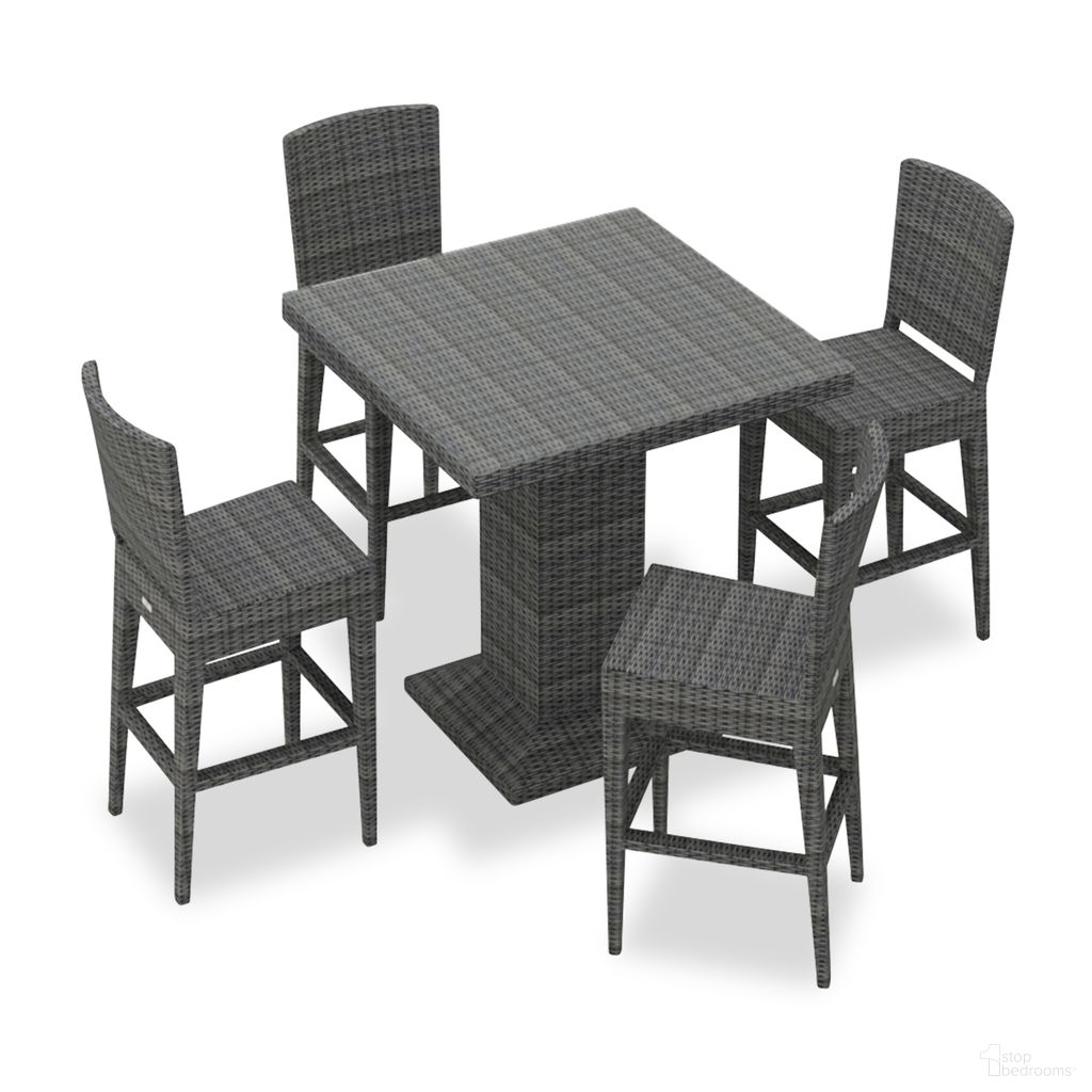 The appearance of District 5 Piece Bar Set In Textured Slate designed by Harmonia Living in the modern / contemporary interior design. This textured slate piece of furniture was selected by 1StopBedrooms from District Collection to add a touch of cosiness and style into your home. Sku: HL-DIS-TS-5BCS-NC. Material: Polyethylene.