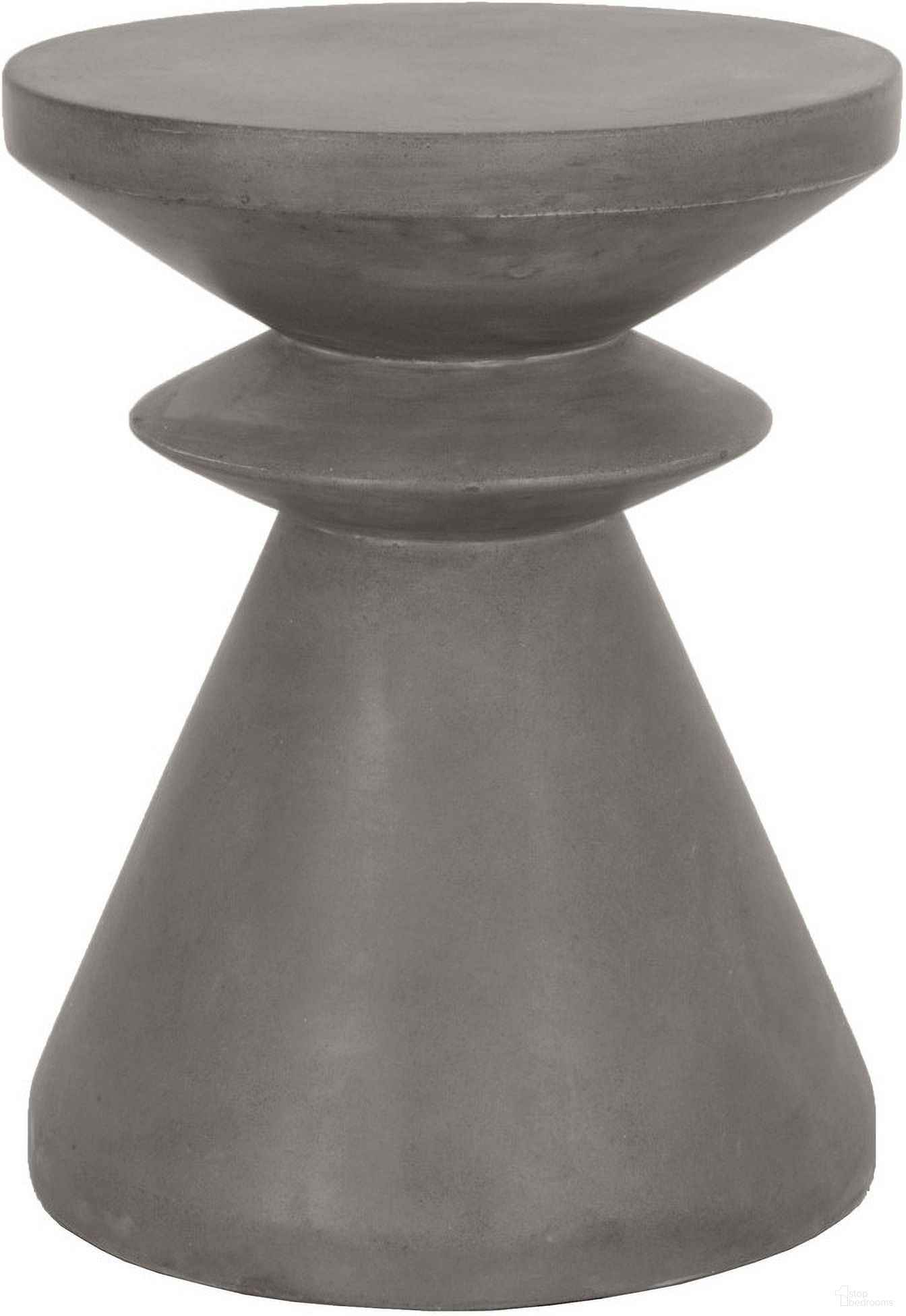 The appearance of District Pawn Accent Table In Slate Gray Concrete designed by Essentials For Living in the modern / contemporary interior design. This slate gray concrete piece of furniture  was selected by 1StopBedrooms from District Collection to add a touch of cosiness and style into your home. Sku: 4612.SLA-GRY. Material: Concrete.