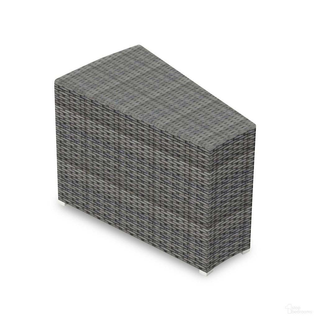 The appearance of District Wedge End Table In Textured Slate designed by Harmonia Living in the modern / contemporary interior design. This textured slate piece of furniture was selected by 1StopBedrooms from District Collection to add a touch of cosiness and style into your home. Sku: HL-DIS-TS-WET. Material: Polyethylene.