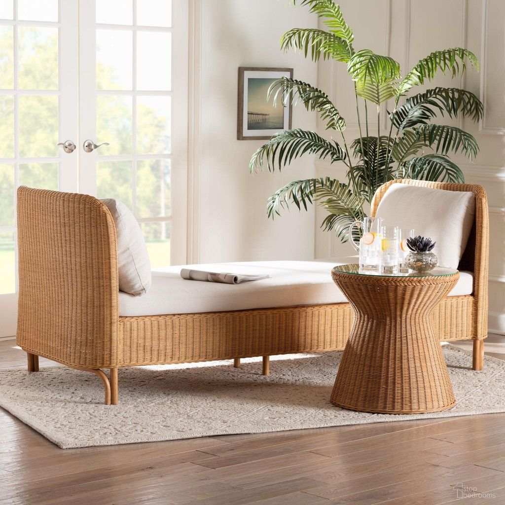 Baxton Studio Diva Rattan Daybed - Thumbnail 2