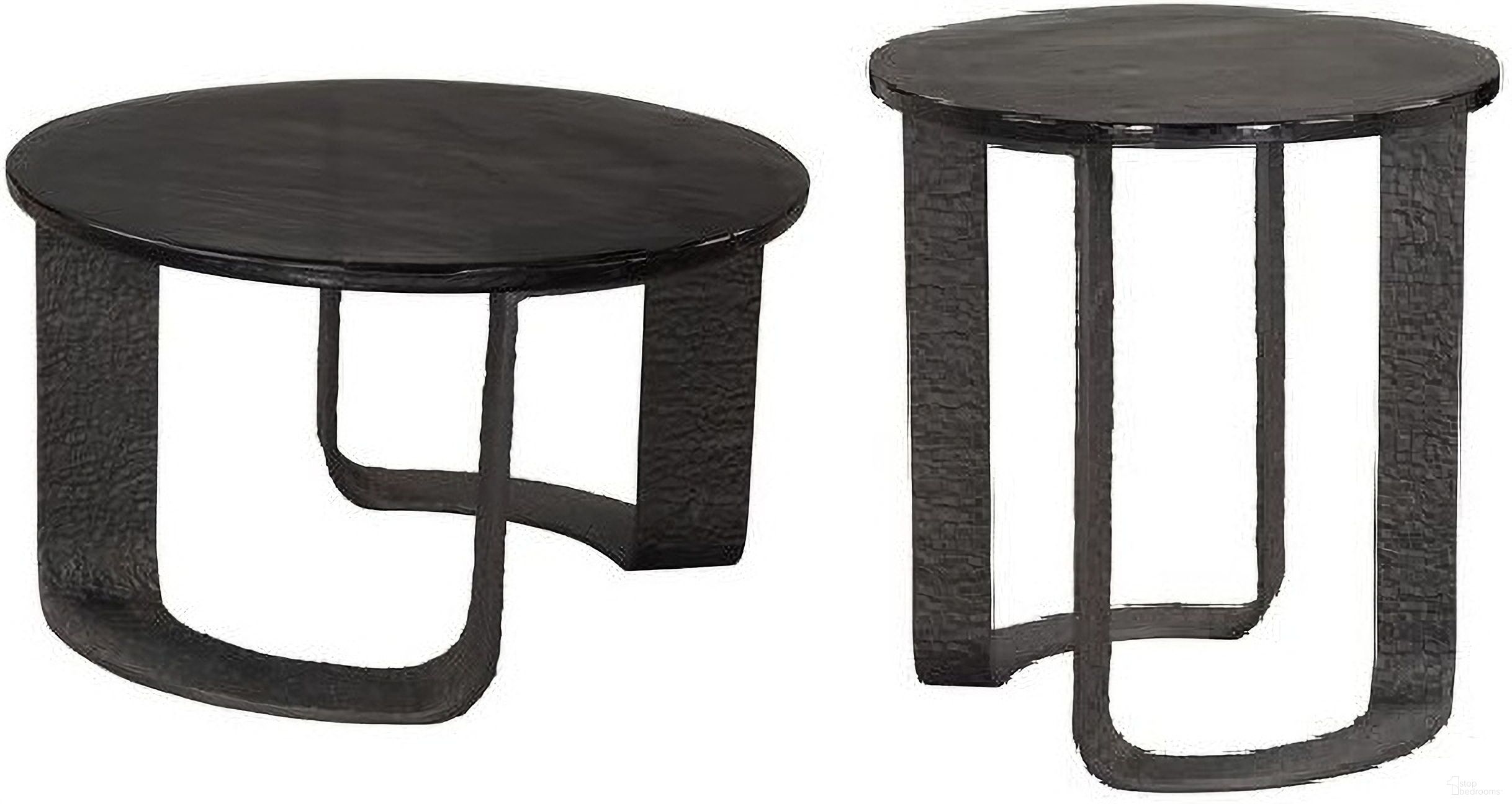 The appearance of Divin Occasional Table Set In Black designed by Zuo Modern in the modern / contemporary interior design. This black piece of furniture  was selected by 1StopBedrooms from Divin Collection to add a touch of cosiness and style into your home. Sku: 110617;110616. Material: Aluminum.