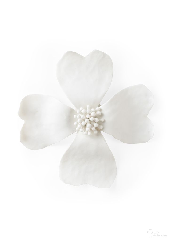 The appearance of Dogwood Wall Flower In White and Cream designed by Chelsea House in the modern / contemporary interior design. This white/cream piece of furniture was selected by 1StopBedrooms from Elizabeth Wicker Collection to add a touch of cosiness and style into your home. Sku: 385130. Material: Ceramic.