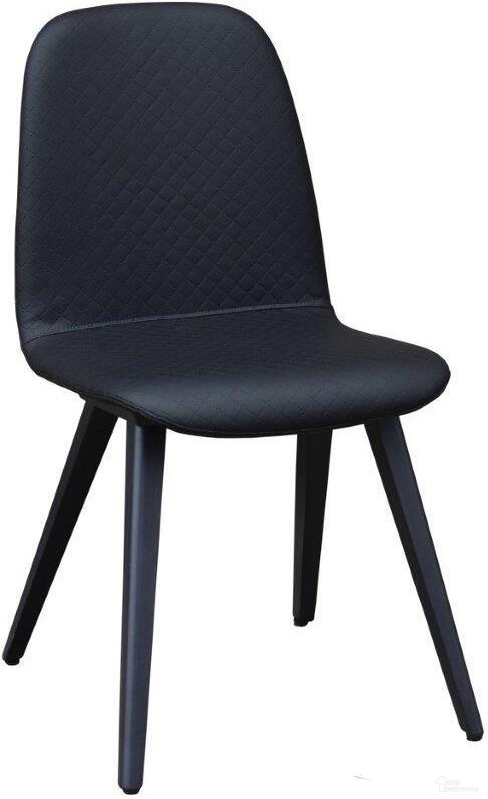 The appearance of Dolce Dining Chair Set of 2 In Black designed by Bellini Modern Living in the interior design. This black piece of furniture was selected by 1StopBedrooms from Dolce Collection to add a touch of cosiness and style into your home. Sku: Dolce BLK. Material: Leather. Chair Type: Side Chair.