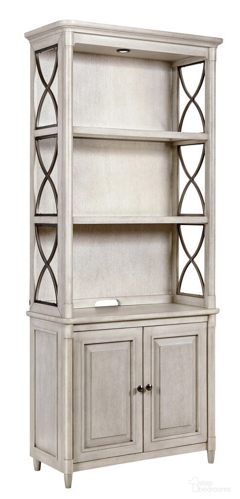 The appearance of Domaine Bookcase In Taupe designed by Hammary in the modern / contemporary interior design. This taupe piece of furniture was selected by 1StopBedrooms from Domaine Collection to add a touch of cosiness and style into your home. Sku: 181-588B;181-588T. Material: Wood.
