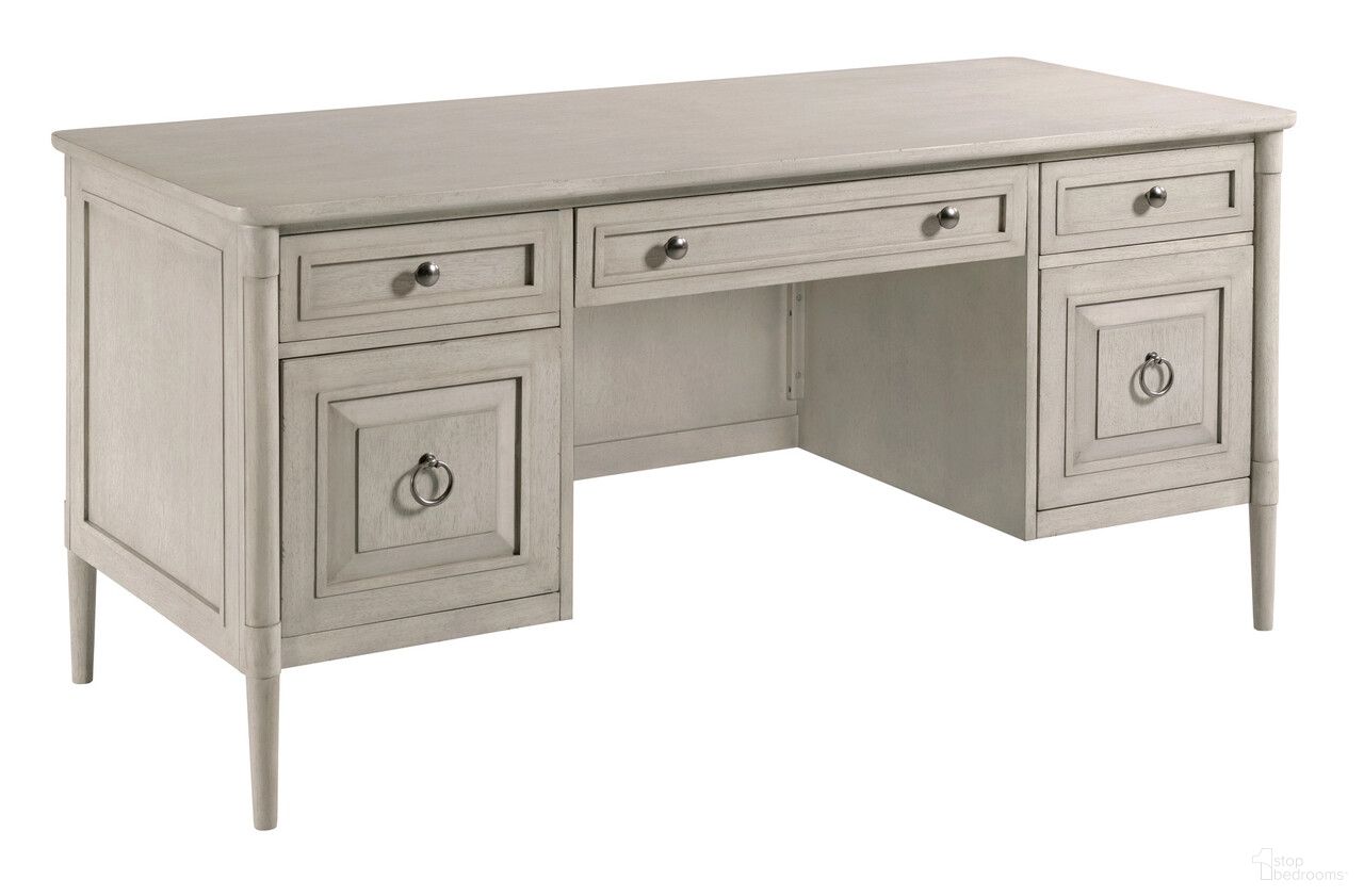 The appearance of Domaine Junior Executive Desk In Taupe designed by Hammary in the modern / contemporary interior design. This taupe piece of furniture was selected by 1StopBedrooms from Domaine Collection to add a touch of cosiness and style into your home. Sku: 181-940. Material: Wood.