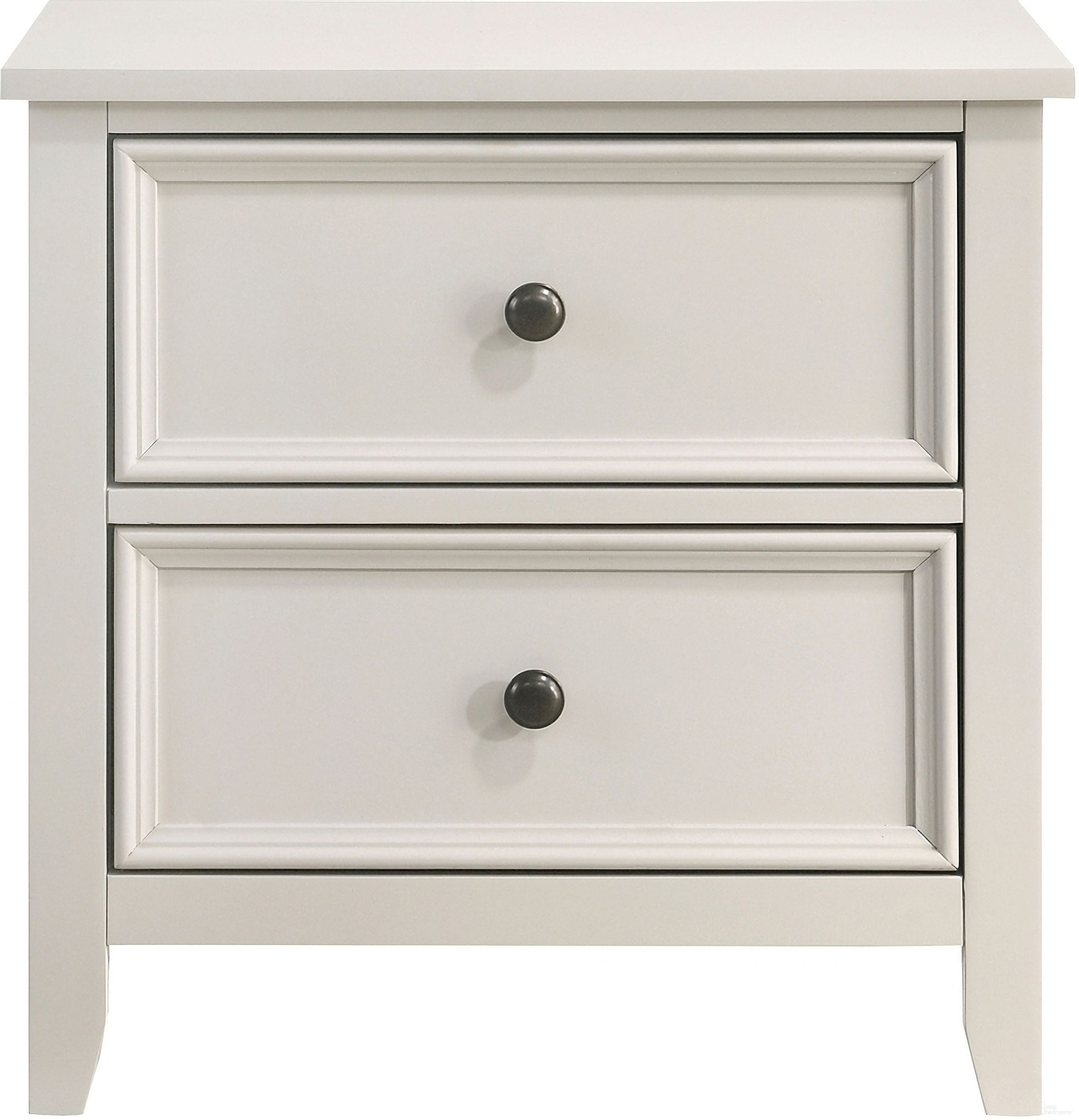The appearance of Donahue Nightstand In White designed by Homelegance in the country / farmhouse interior design. This white piece of furniture was selected by 1StopBedrooms from Donahue Collection to add a touch of cosiness and style into your home. Sku: 1581-4. Material: Wood.