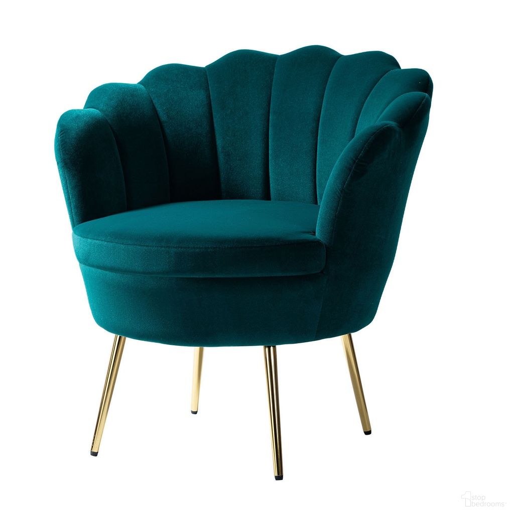 Donata Barrel Chair In Teal