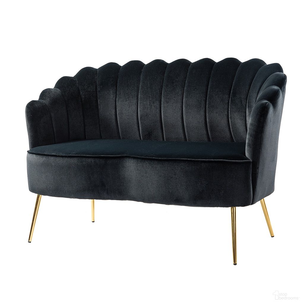 Donata Loveseat In Black