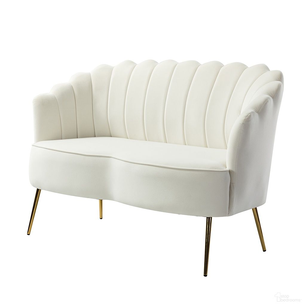 Donata Loveseat In Ivory