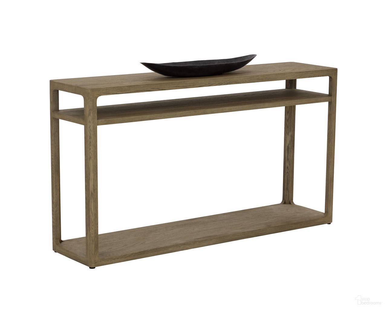 Doncaster Console Table In Smoke Grey