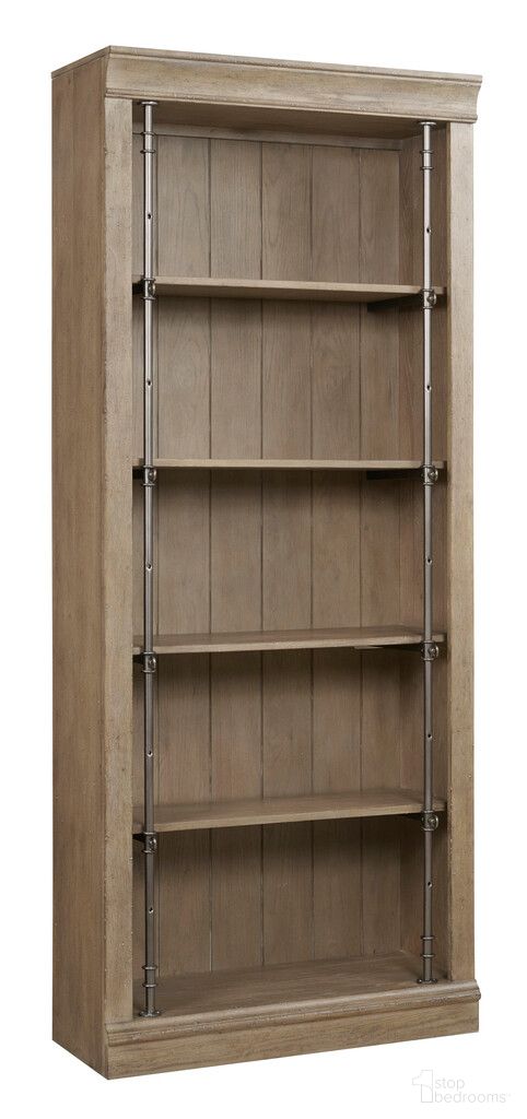 The appearance of Donelson Bunching Bookcase In Vintage Natural designed by Hammary in the transitional interior design. This vintage natural piece of furniture  was selected by 1StopBedrooms from Donelson Collection to add a touch of cosiness and style into your home. Sku: 048-588. Material: Wood.