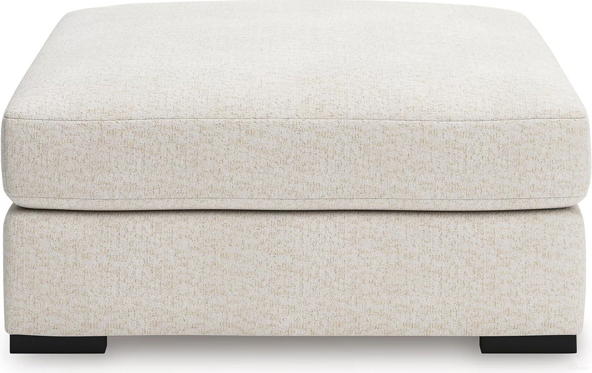 The appearance of Donelson Creek Oversized Accent Ottoman In Vanilla designed by Signature Design by Ashley in the modern / contemporary interior design. This vanilla piece of furniture  was selected by 1StopBedrooms from Donelson Collection to add a touch of cosiness and style into your home. Sku: 4800208. Material: Fabric.