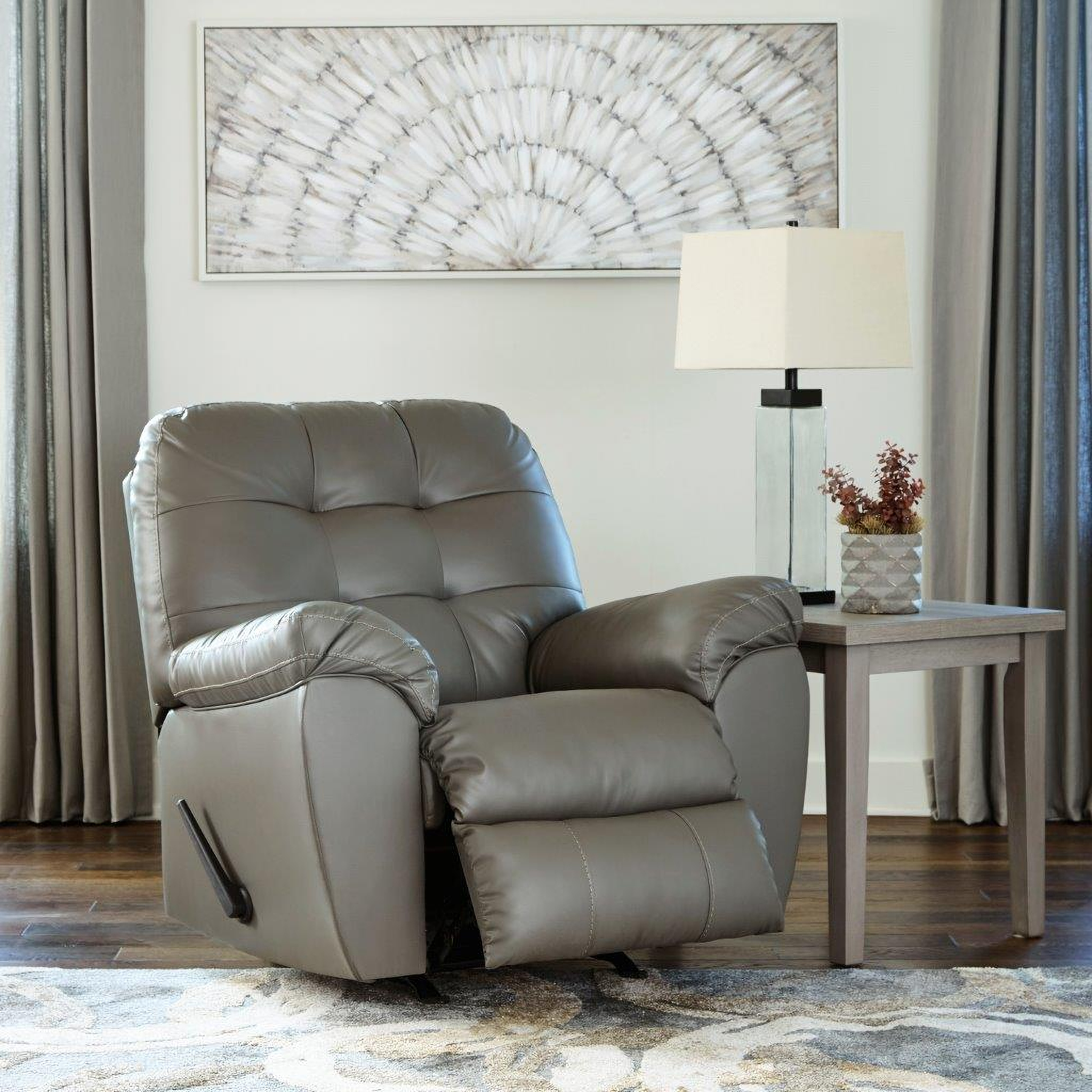 Ashley Fallston Slate Gray Recliners -Set Of For Sale In, 46% OFF
