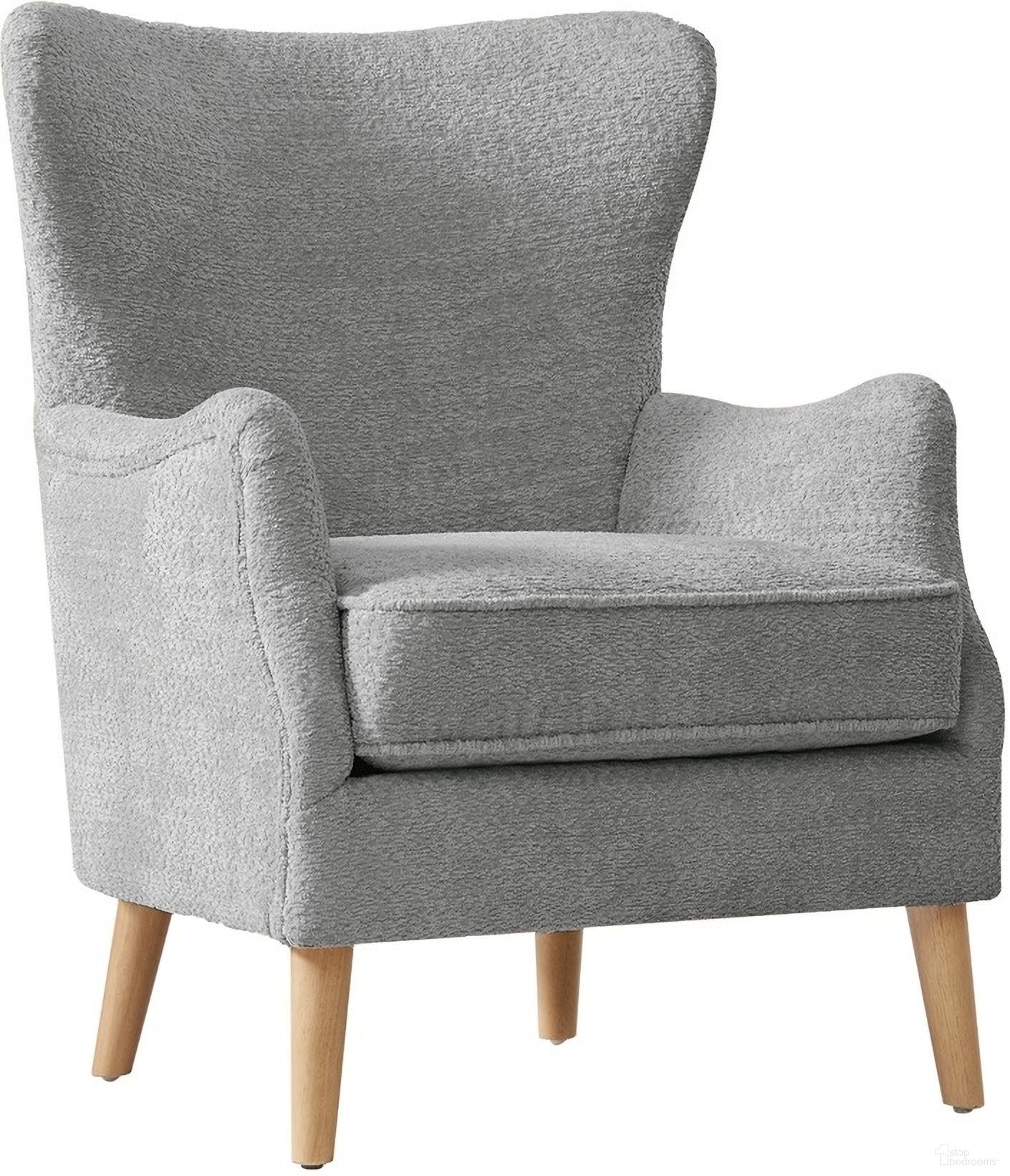 The appearance of Donna Armchair In Grey designed by Karat Home in the modern / contemporary interior design. This grey piece of furniture was selected by 1StopBedrooms from Donna Collection to add a touch of cosiness and style into your home. Sku: CHJK1340-GRY. Material: Chenille.