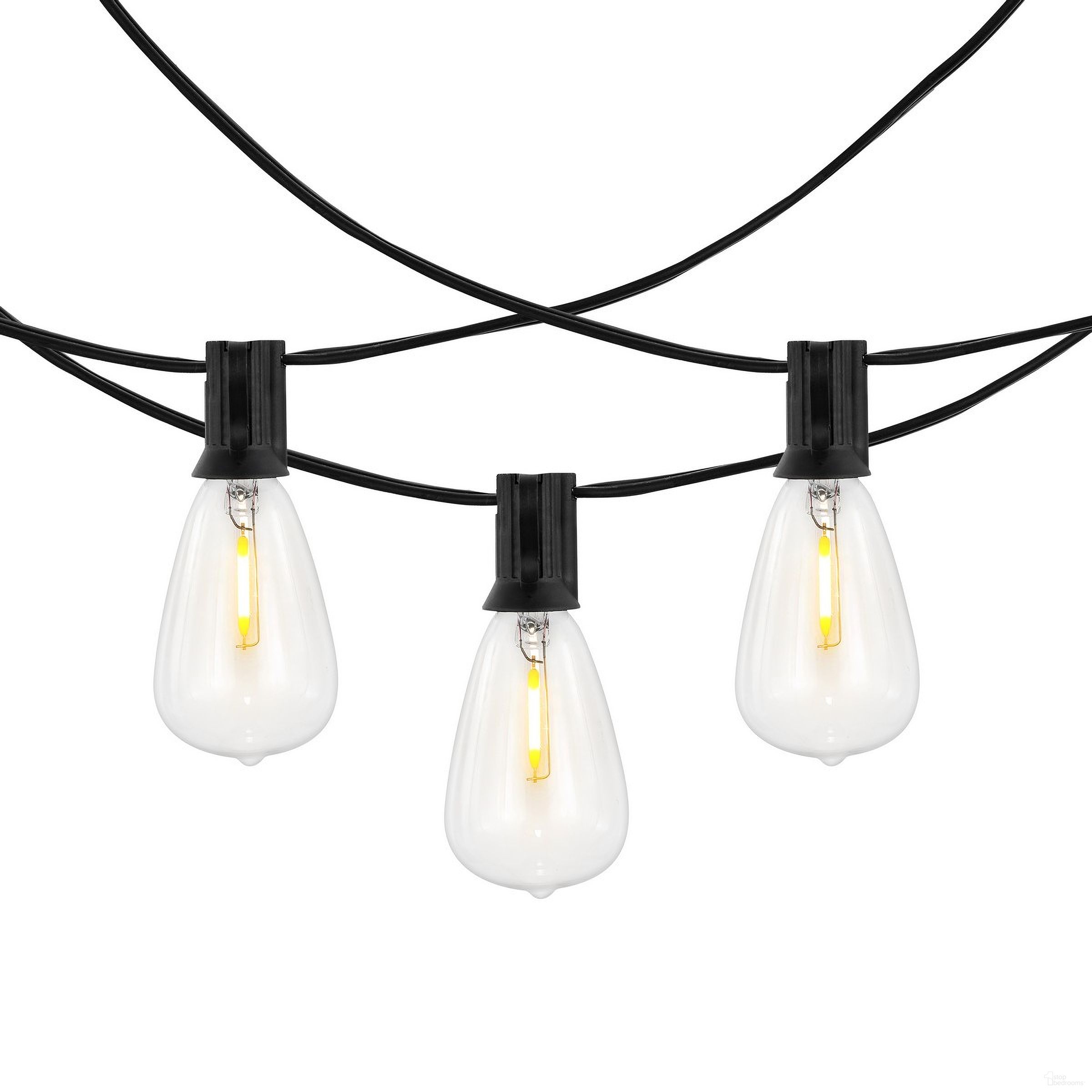 Dorcia Led Outdoor String Lights in Black