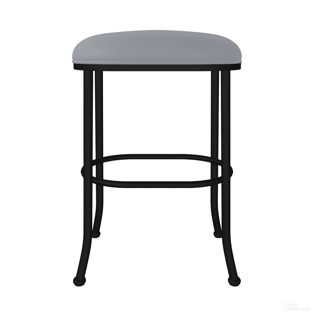 The appearance of Dortmund 30 Inch Bar Height Backless Stool In Sable Onyx and Charcoal Gray designed by Wesley Allen in the transitional interior design. This sable onyx/charcoal gray piece of furniture  was selected by 1StopBedrooms from Dortmund Collection to add a touch of cosiness and style into your home. Sku: B245H30-XB-MB-DST. Material: Metal.