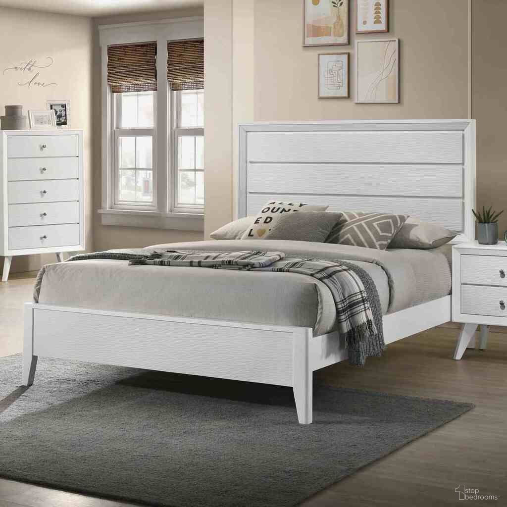 Dortmund Eastern king Bed In White