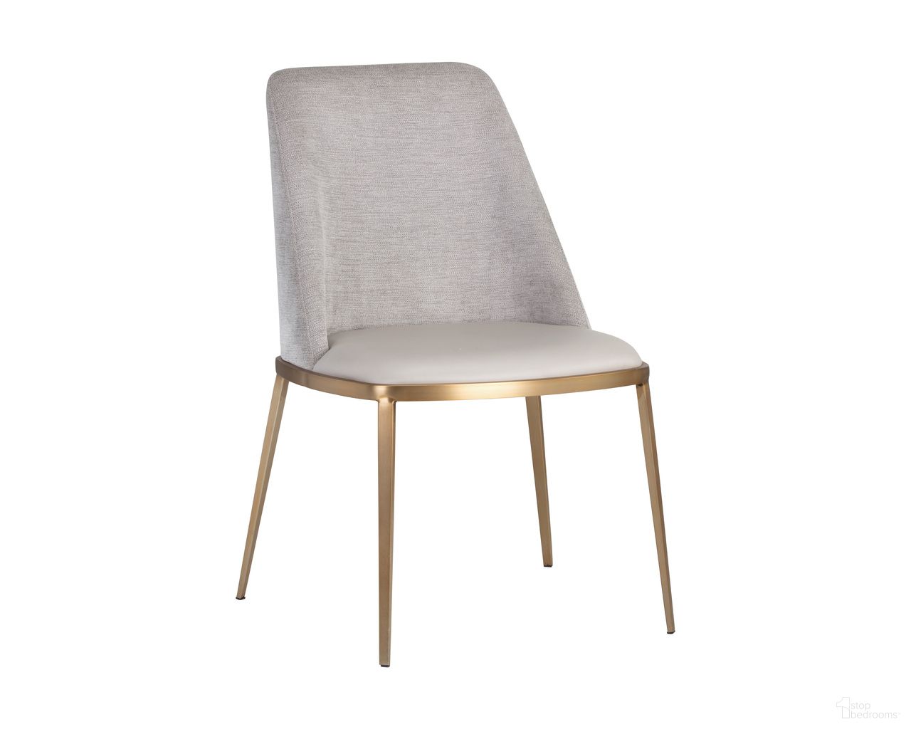 Dover Dining Chair Set of 2 In Napa Stone and Polo Club Stone