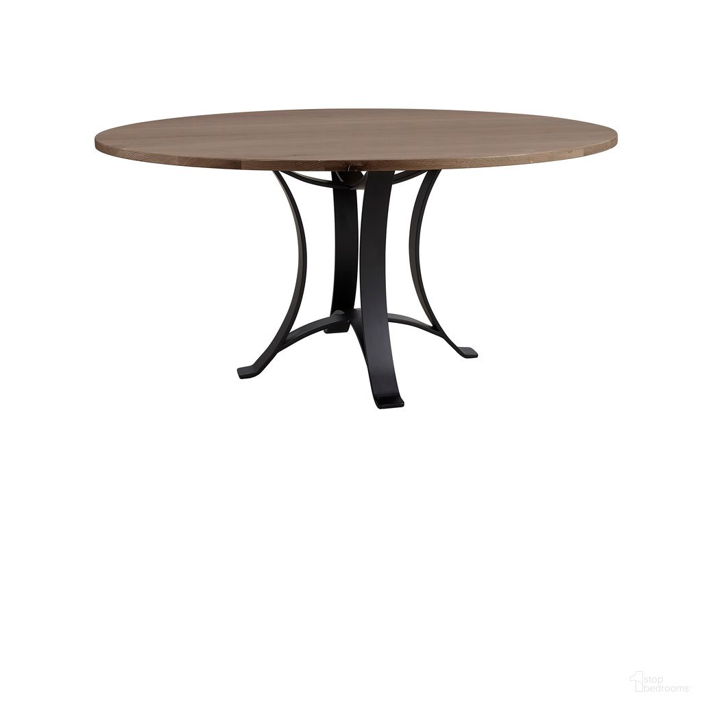 The appearance of Dovetail 48 Inch Round Table In Aged Grey designed by Artisan & Post in the transitional interior design. This aged grey piece of furniture was selected by 1StopBedrooms from Dovetail Collection to add a touch of cosiness and style into your home. Sku: 753-202;753-048. Table Base Style: Pedestal. Table Top Shape: Round. Material: Wood. Size: 48".