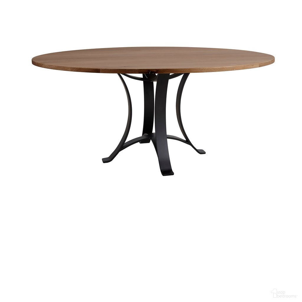 The appearance of Dovetail 60 Inch Round Table In Natural designed by Artisan & Post in the transitional interior design. This natural piece of furniture was selected by 1StopBedrooms from Dovetail Collection to add a touch of cosiness and style into your home. Sku: 752-202;752-060. Table Base Style: Pedestal. Table Top Shape: Round. Material: Wood. Size: 60".