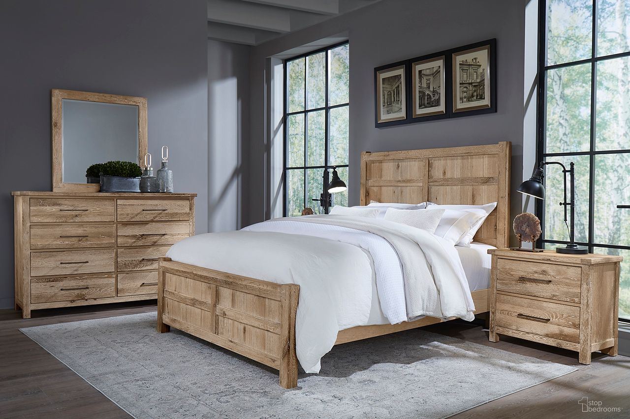 The appearance of Dovetail Board and Batten Bedroom Set In Sun Bleached White designed by Vaughan Bassett in the transitional interior design. This sun bleached white piece of furniture was selected by 1StopBedrooms from Dovetail Collection to add a touch of cosiness and style into your home. Sku: 754-559;754-955;754-922;754-227. Material: Wood. Bed Size: California King.