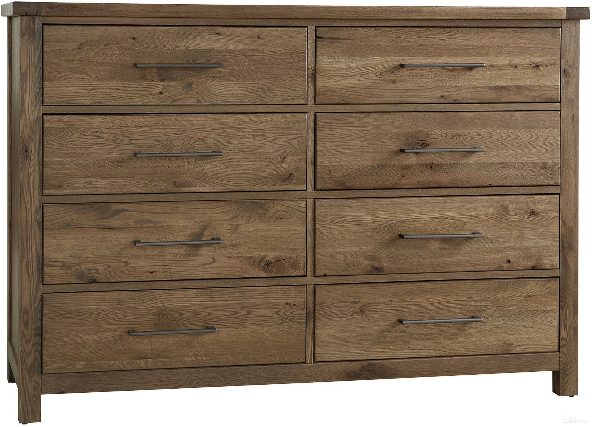 The appearance of Dovetail Dresser In Natural designed by Vaughan Bassett in the transitional interior design. This natural piece of furniture was selected by 1StopBedrooms from Dovetail Collection to add a touch of cosiness and style into your home. Sku: 752-002. Material: Wood.