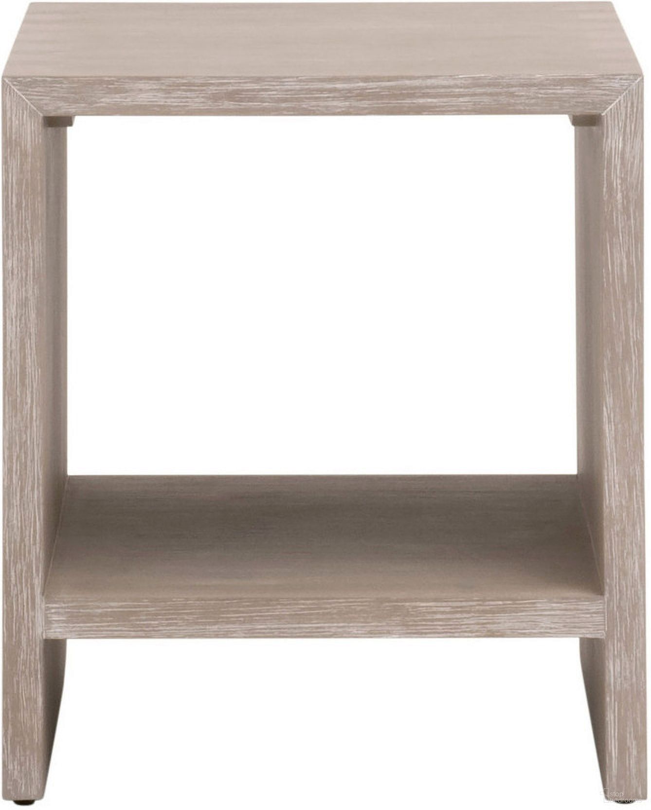 The appearance of Traditions Dovetail End Table In Natural Gray Acacia designed by Essentials For Living in the transitional interior design. This natural gray acacia piece of furniture was selected by 1StopBedrooms from Traditions Collection to add a touch of cosiness and style into your home. Sku: 6043.NG. Material: MDF.