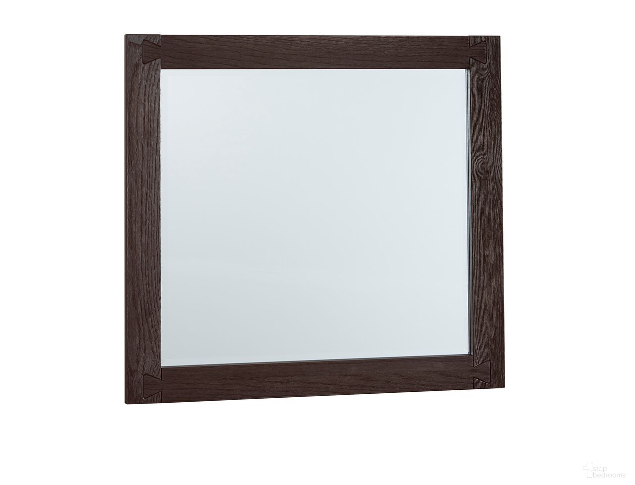 The appearance of Dovetail Landscape Mirror In Java designed by Vaughan Bassett in the transitional interior design. This java piece of furniture  was selected by 1StopBedrooms from Dovetail Collection to add a touch of cosiness and style into your home. Sku: 750-446. Material: Wood.