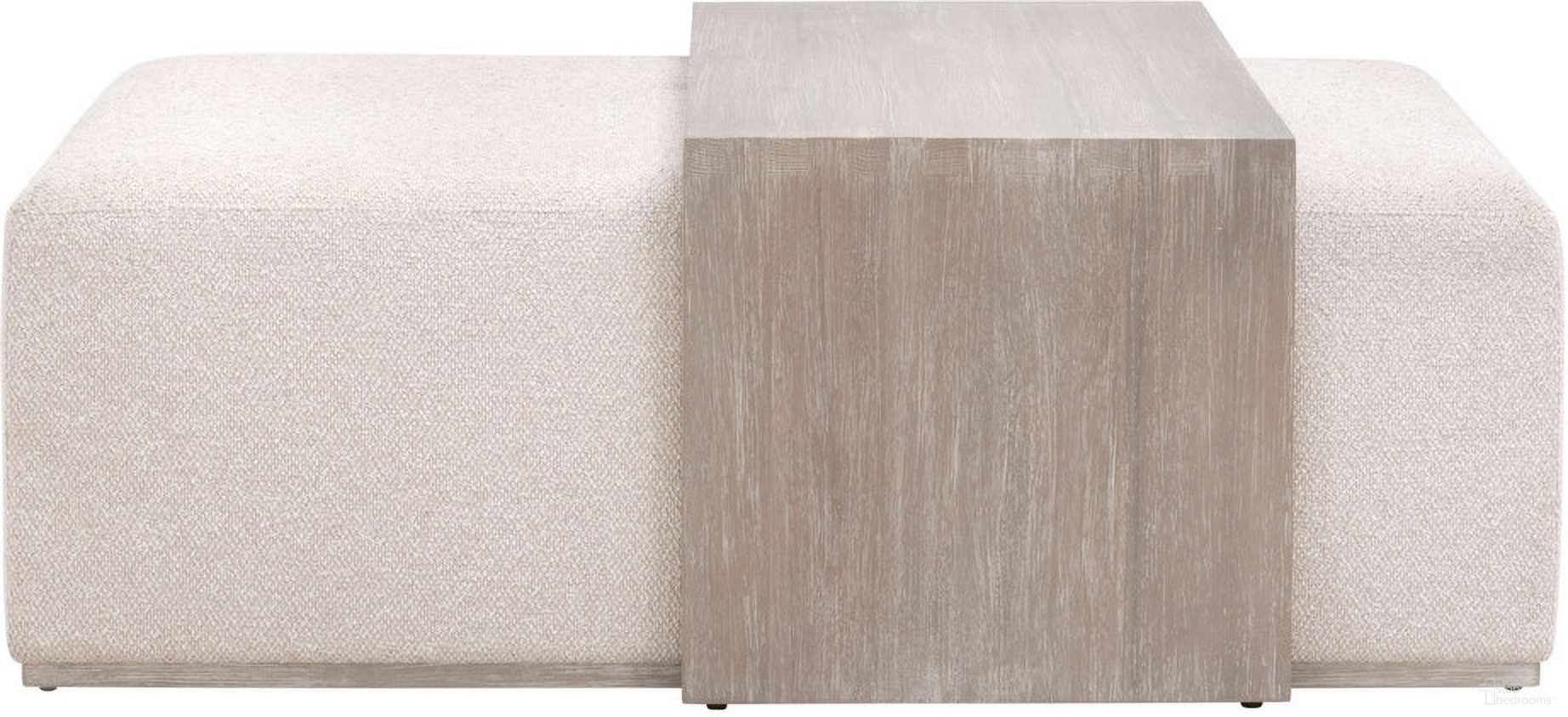 The appearance of Traditions Dovetail Upholstered Coffee Table In Linen and Natural Gray designed by Essentials For Living in the transitional interior design. This linen/natural gray piece of furniture was selected by 1StopBedrooms from Traditions Collection to add a touch of cosiness and style into your home. Sku: 6042.NG/LGLIN. Material: MDF.