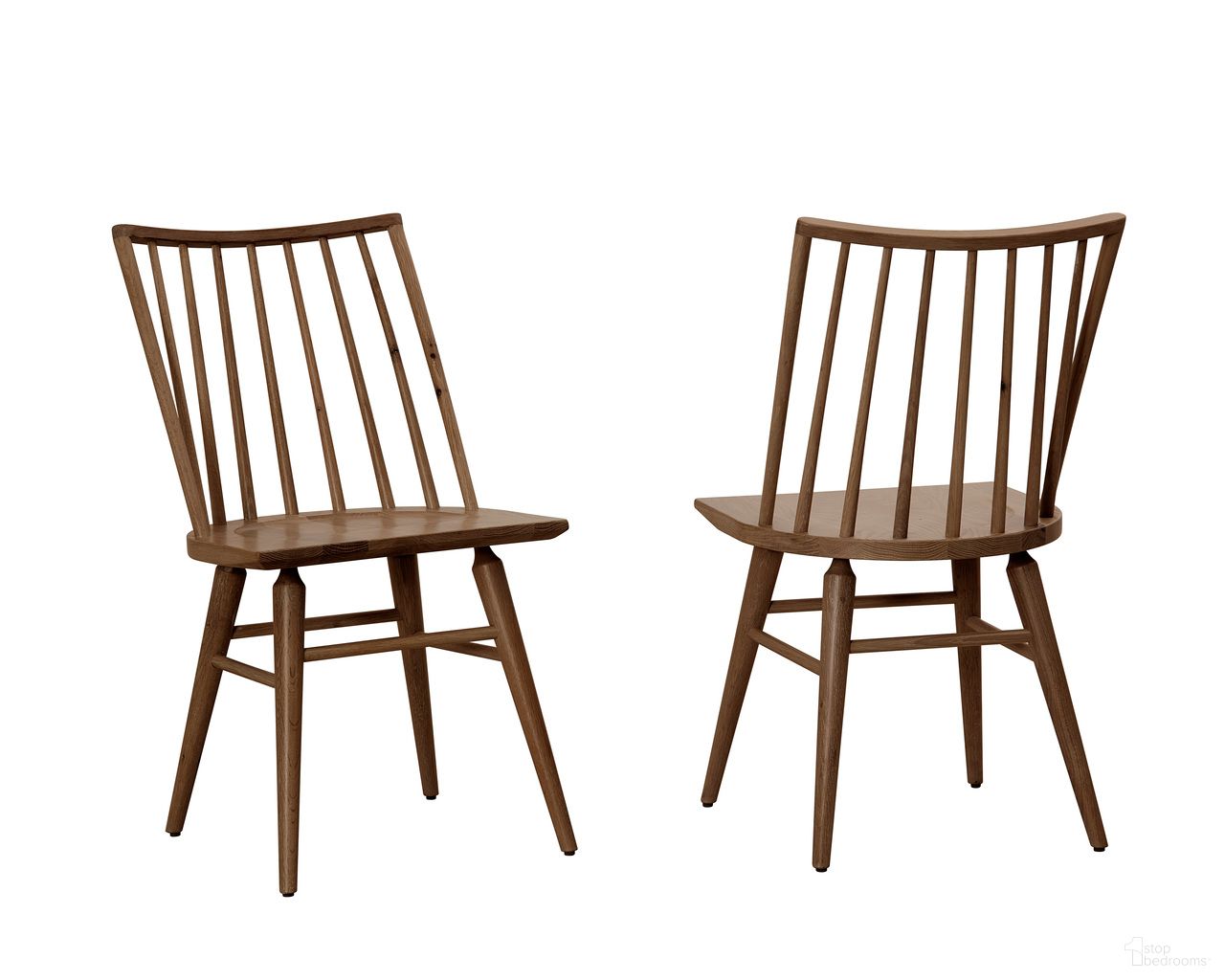 The appearance of Dovetail Spindle Side Chair In Natural designed by Artisan & Post in the transitional interior design. This natural piece of furniture  was selected by 1StopBedrooms from Dovetail Collection to add a touch of cosiness and style into your home. Sku: 752-040. Material: Wood. Chair Type: Side Chair.