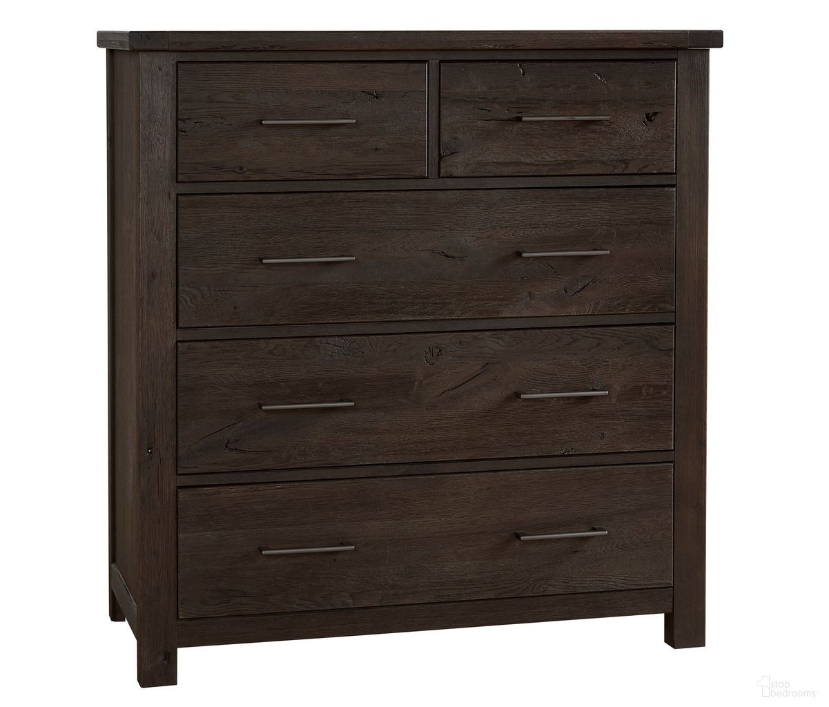 The appearance of Dovetail Standing Dresser In Java designed by Vaughan Bassett in the transitional interior design. This java piece of furniture was selected by 1StopBedrooms from Dovetail Collection to add a touch of cosiness and style into your home. Sku: 750-004. Material: Wood.