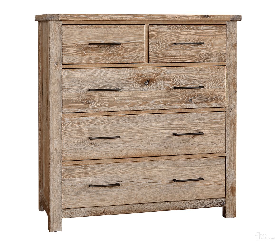 The appearance of Dovetail Standing Dresser In Sun Bleached White designed by Vaughan Bassett in the transitional interior design. This sun bleached white piece of furniture was selected by 1StopBedrooms from Dovetail Collection to add a touch of cosiness and style into your home. Sku: 754-004. Material: Wood.