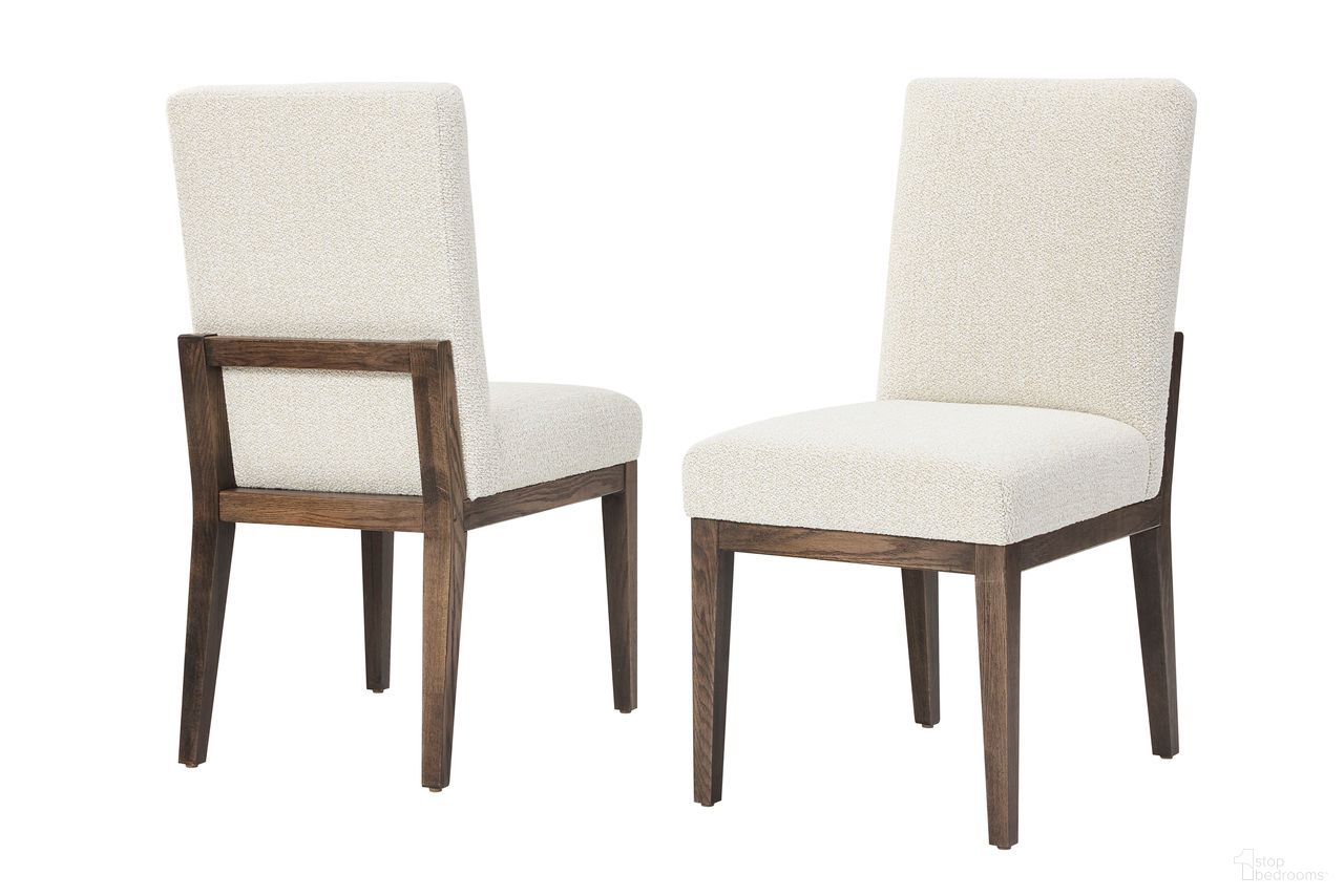 The appearance of Dovetail Upholstered Side Chair Oatmeal Fabric In Aged Grey designed by Artisan & Post in the transitional interior design. This oatmeal piece of furniture was selected by 1StopBedrooms from Dovetail Collection to add a touch of cosiness and style into your home. Sku: 753-030B. Material: Wood. Chair Type: Side Chair.