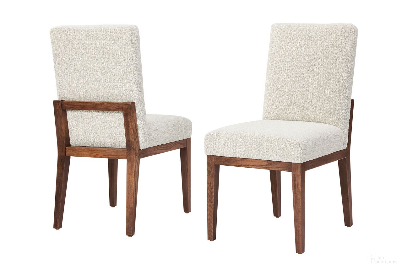 The appearance of Dovetail Upholstered Side Chair Oatmeal Fabric In Natural designed by Artisan & Post in the transitional interior design. This oatmeal piece of furniture was selected by 1StopBedrooms from Dovetail Collection to add a touch of cosiness and style into your home. Sku: 752-030B. Material: Wood. Chair Type: Side Chair.