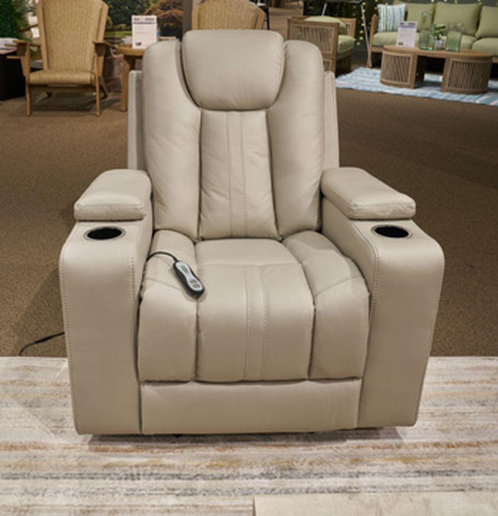 Downing Court Glider Recliner In Coin