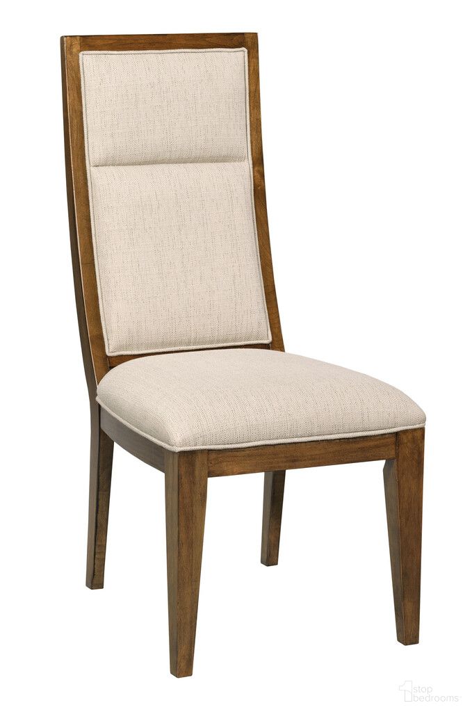 The appearance of Abode Doyle Side Chair Set of 2 In Warm Brunette designed by Kincaid in the transitional interior design. This warm brunette piece of furniture was selected by 1StopBedrooms from Abode Collection to add a touch of cosiness and style into your home. Sku: 269-636. Material: Solid Wood. Chair Type: Side Chair.